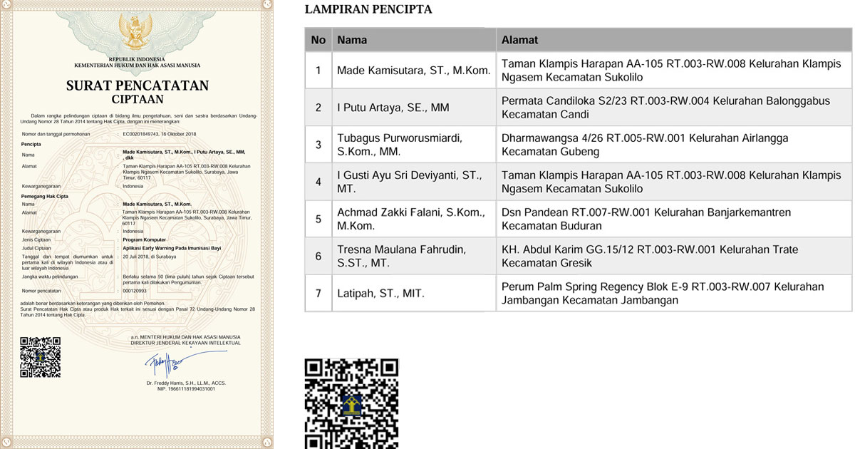 Aplikasi Early Warning Untuk Imunisasi Pada Bayi